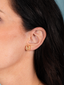 Pave Initial Earrings