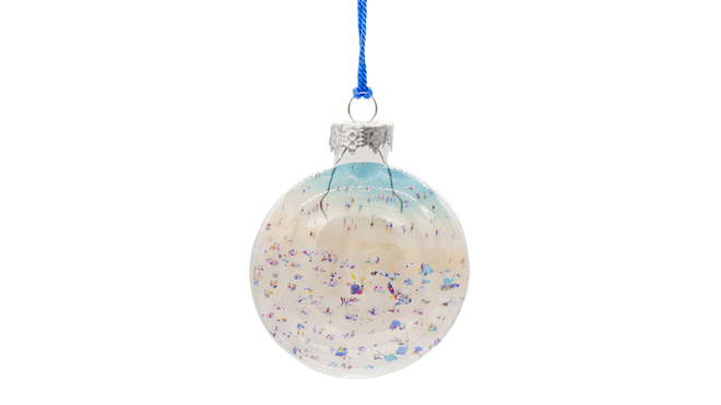 Beach Glass Orb Ornament