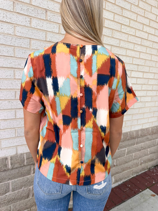 Mixed Media Blouse