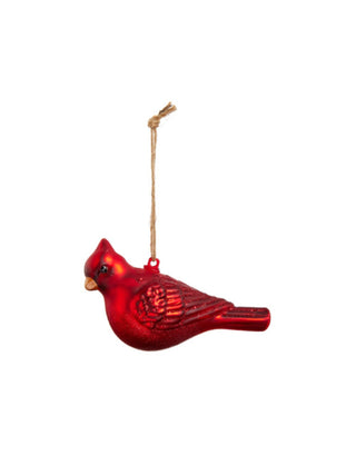 Glittered Cardinal Ornament  