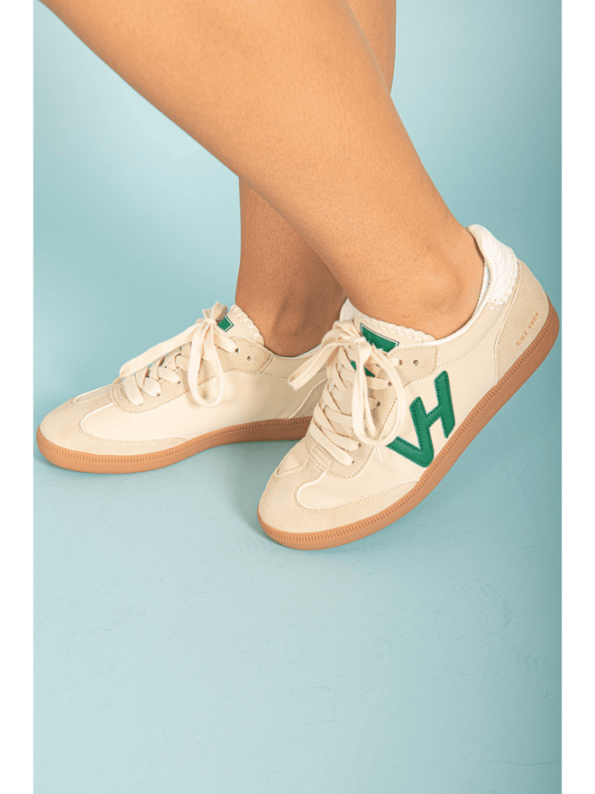 Elevate your style and comfort with our White Lace Nude Sneaker! Perfect for any occasion, these sneakers feature a sleek white lace design that adds a touch of elegance to your look. Walk with confidence and sophistication in these must-have shoes.