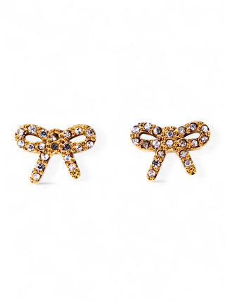 My Sister's Cottage | Waterproof | Pave Bow Earrings