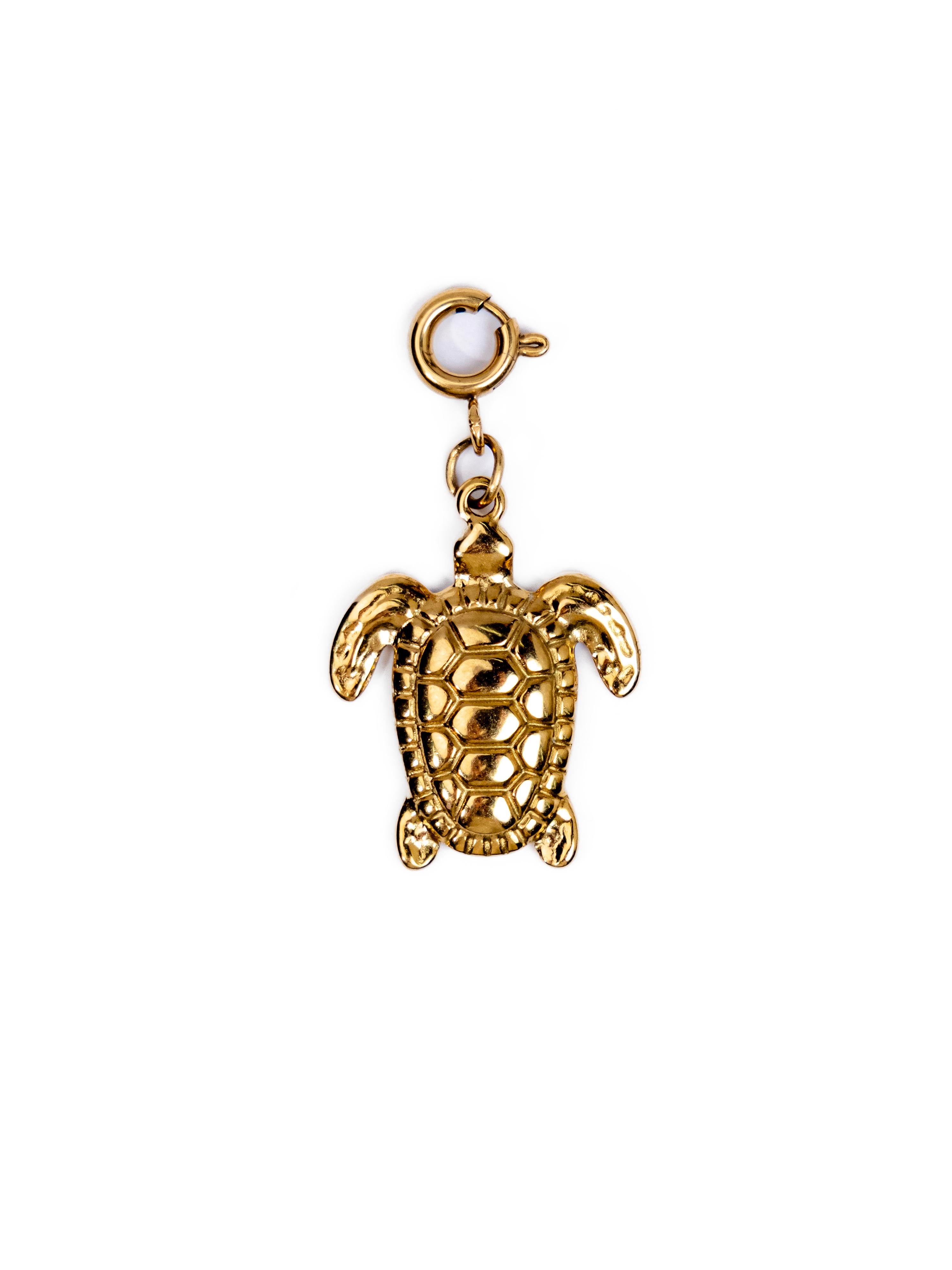 Waterproof Sea Turtle Charm – Gold-Plated, Tarnish-Free & Hypoallergenic
