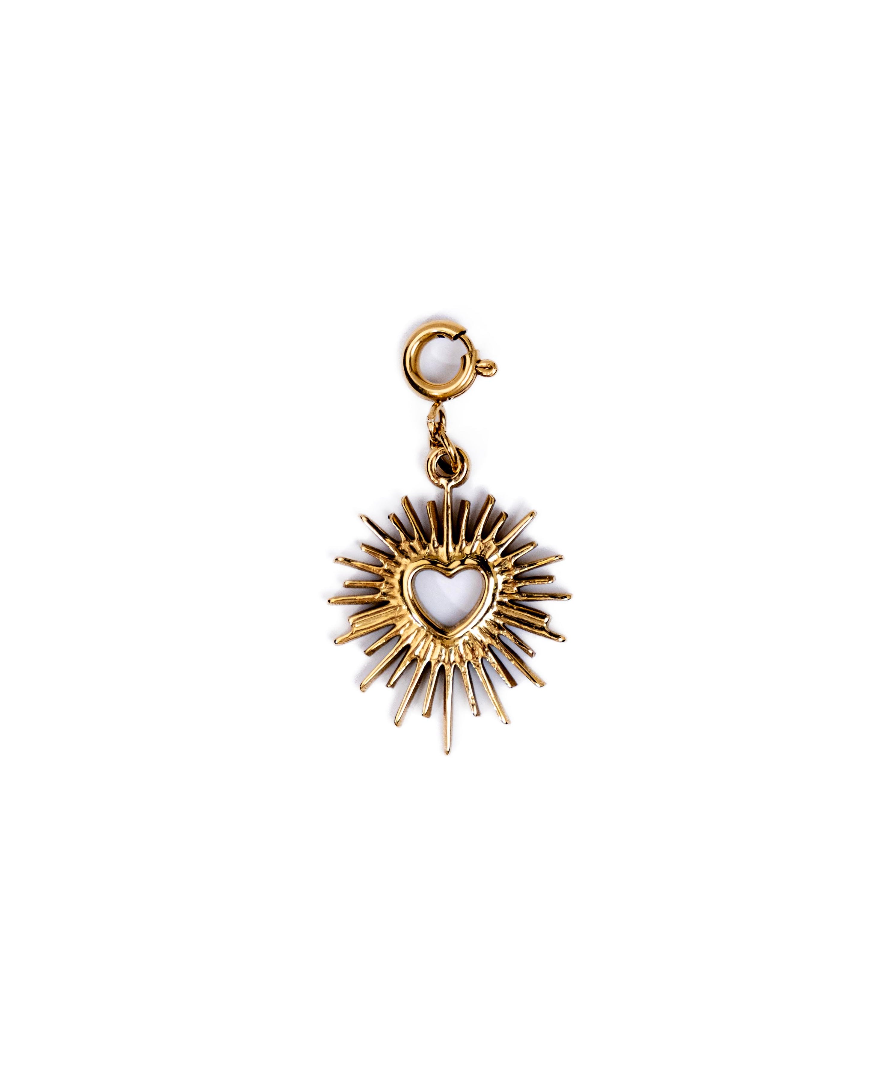Waterproof Burning Love Charm – Gold-Plated, Tarnish-Free & Hypoallergenic