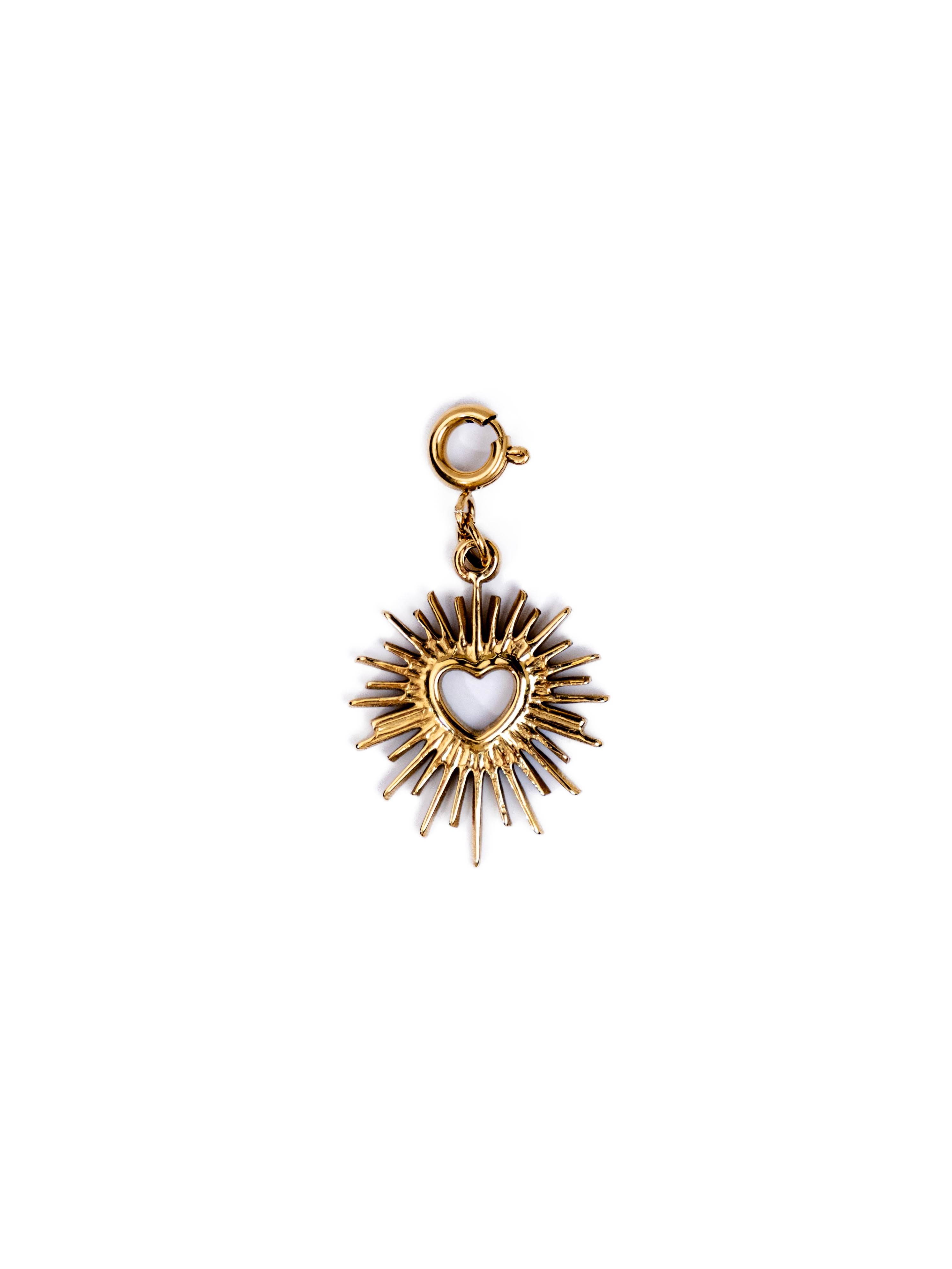 Waterproof Burning Love Charm – Gold-Plated, Tarnish-Free & Hypoallergenic