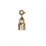 Waterproof Lock Charm – Gold-Plated, Tarnish-Free & Hypoallergenic