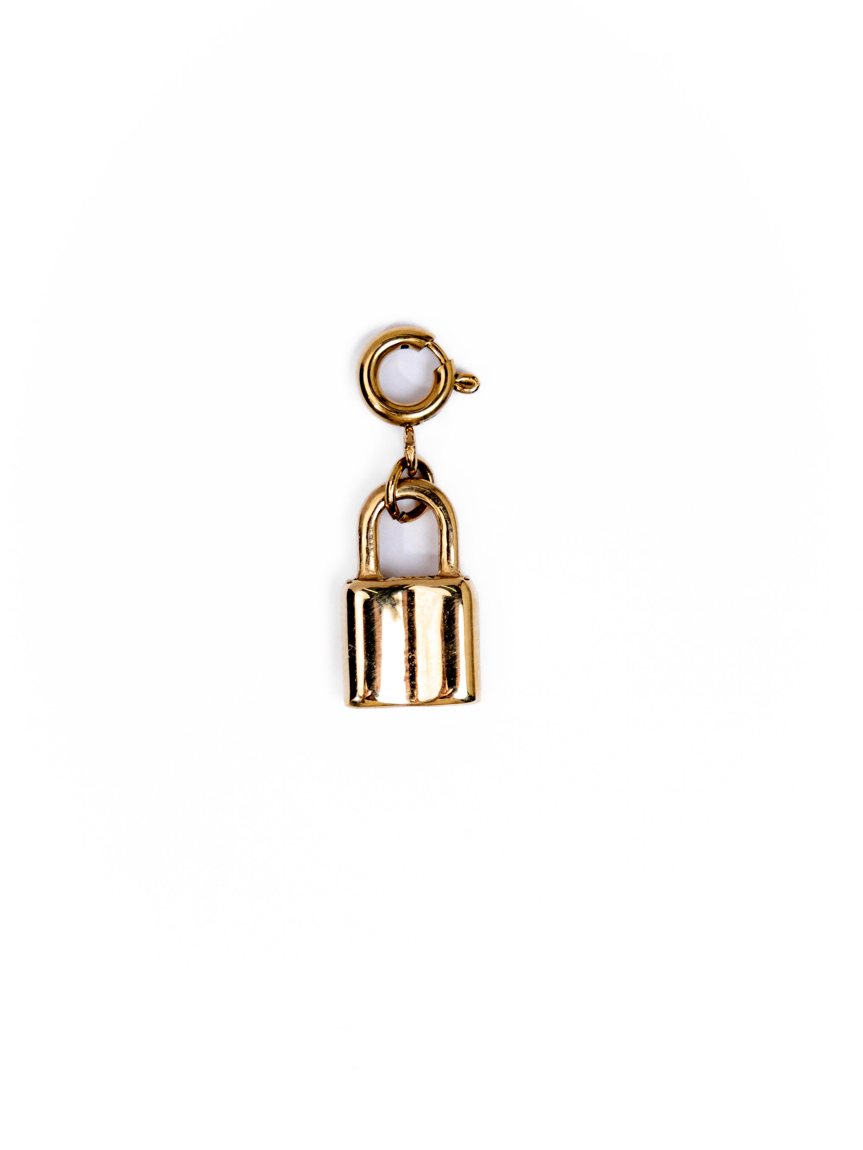 Waterproof Lock Charm – Gold-Plated, Tarnish-Free & Hypoallergenic