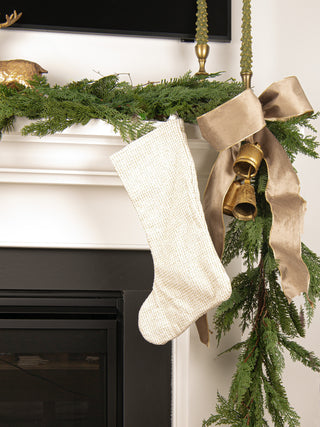 Woven Metallic Stocking