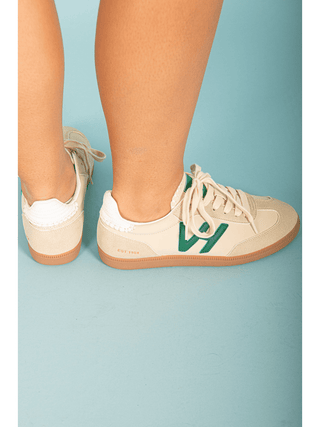 Elevate your style and comfort with our White Lace Nude Sneaker! Perfect for any occasion, these sneakers feature a sleek white lace design that adds a touch of elegance to your look. Walk with confidence and sophistication in these must-have shoes.