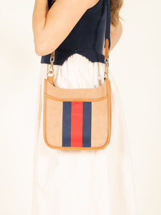 Crossbody Stripe Handbag