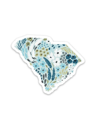South Carolina Sticker Blue