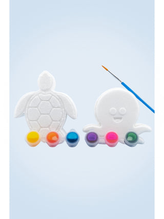 Paint Your Own Bath Bomb Set Sea Turtle & Octopus