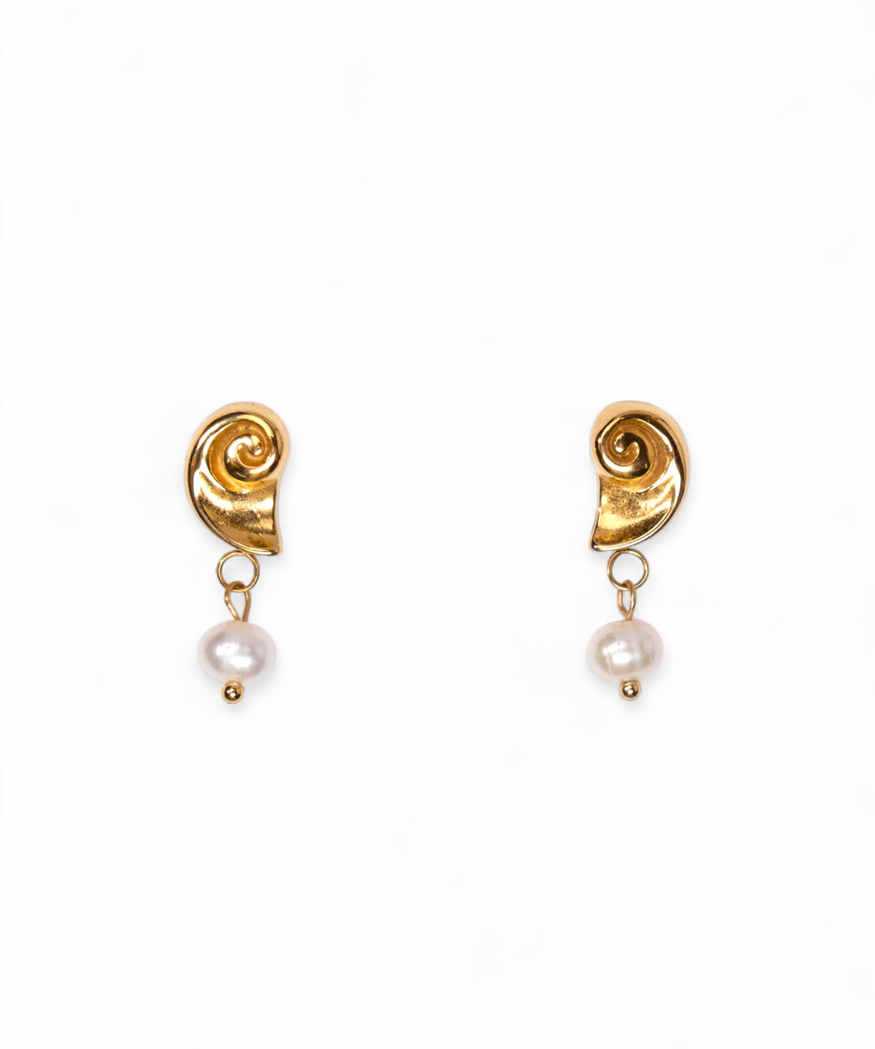 My Sister's Cottage | Waterproof | Nautilus Drop Earrings