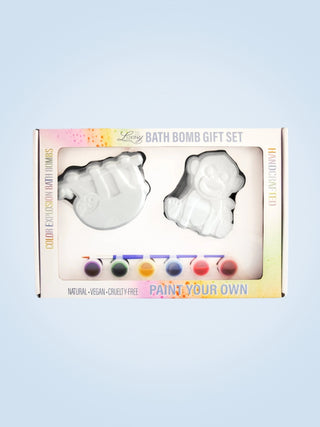 Paint Your Own Bath Bomb Set Sloth & Monkey