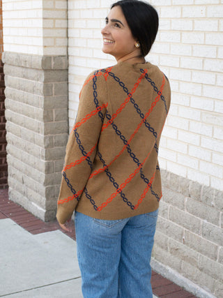 Linked Elegance Sweater