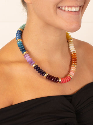 Multi-Color Beaded Necklace