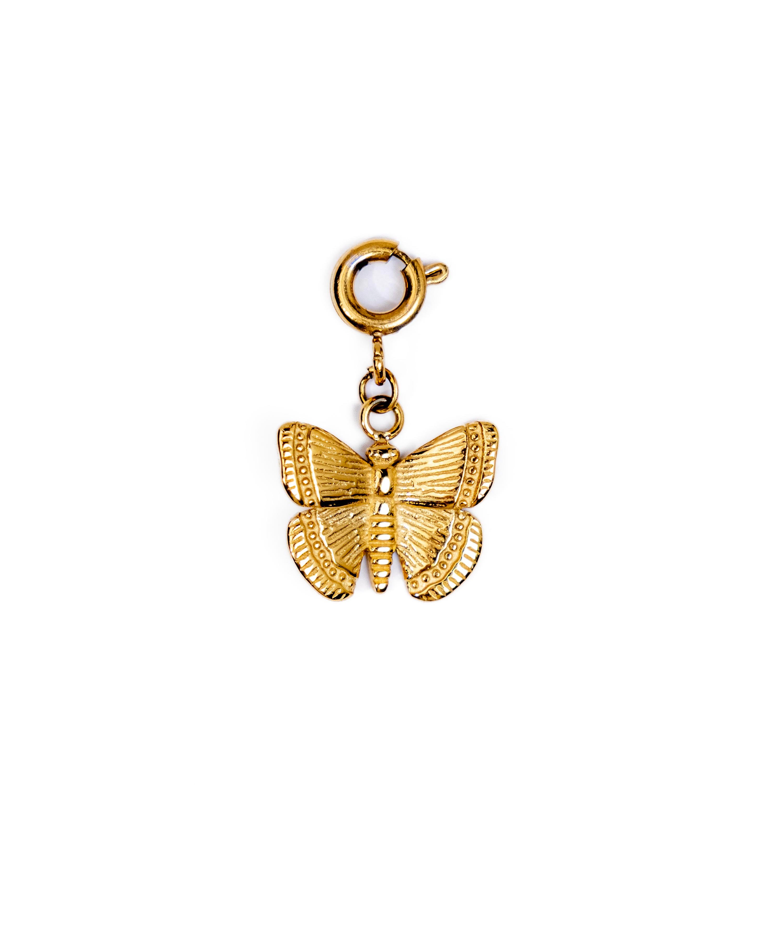 Waterproof Butterfly Charm – Gold-Plated, Tarnish-Free & Hypoallergenic