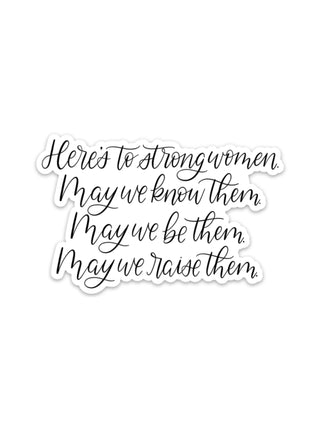 Strong Women Sticker