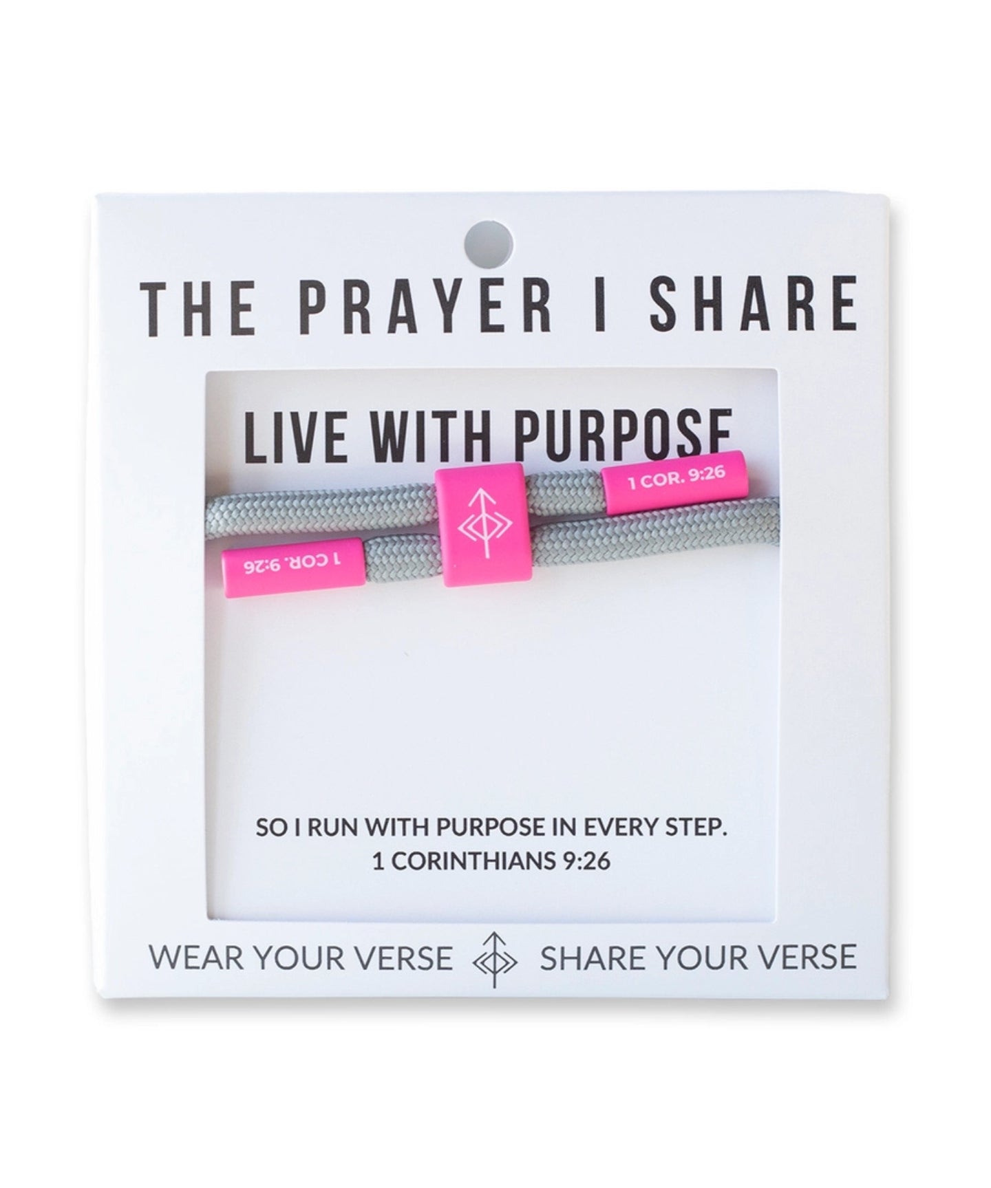 The Prayer I Share Cord Bracelet Live With Purpose