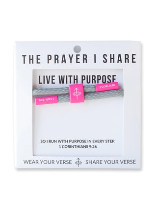 The Prayer I Share Cord Bracelets Live With Purpose