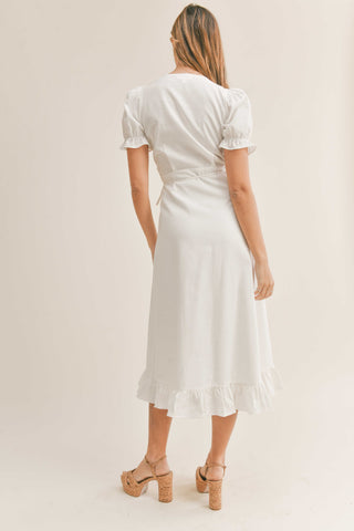 Wrap Midi Dress