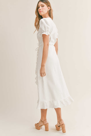 Wrap Midi Dress