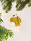 Wool Animal in Winter Coat Ornament