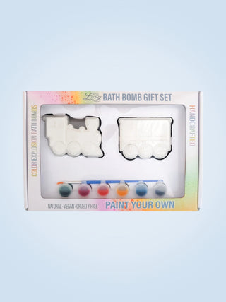 Paint Your Own Bath Bomb Set Trains