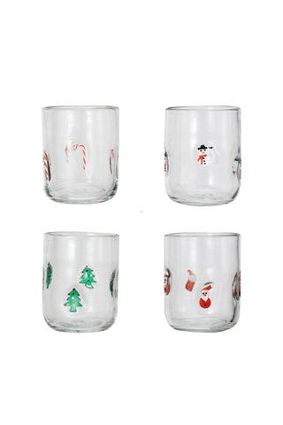 Holiday Icon Drinking Glass