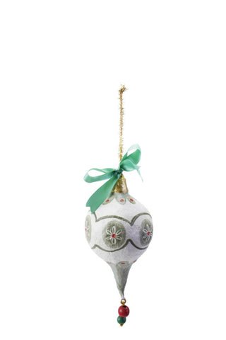 Hand-Painted Paper Mache Ornament