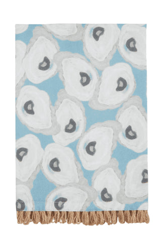 Blue Oyster Hand Towel