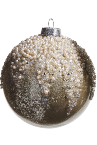 Pearl Frosted Ornament