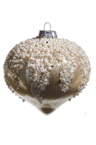 Pearl Frosted Ornament