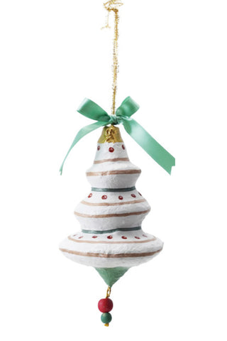 Hand-Painted Paper Mache Ornament