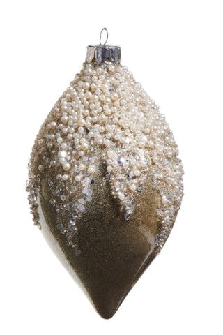 Pearl Frosted Ornament