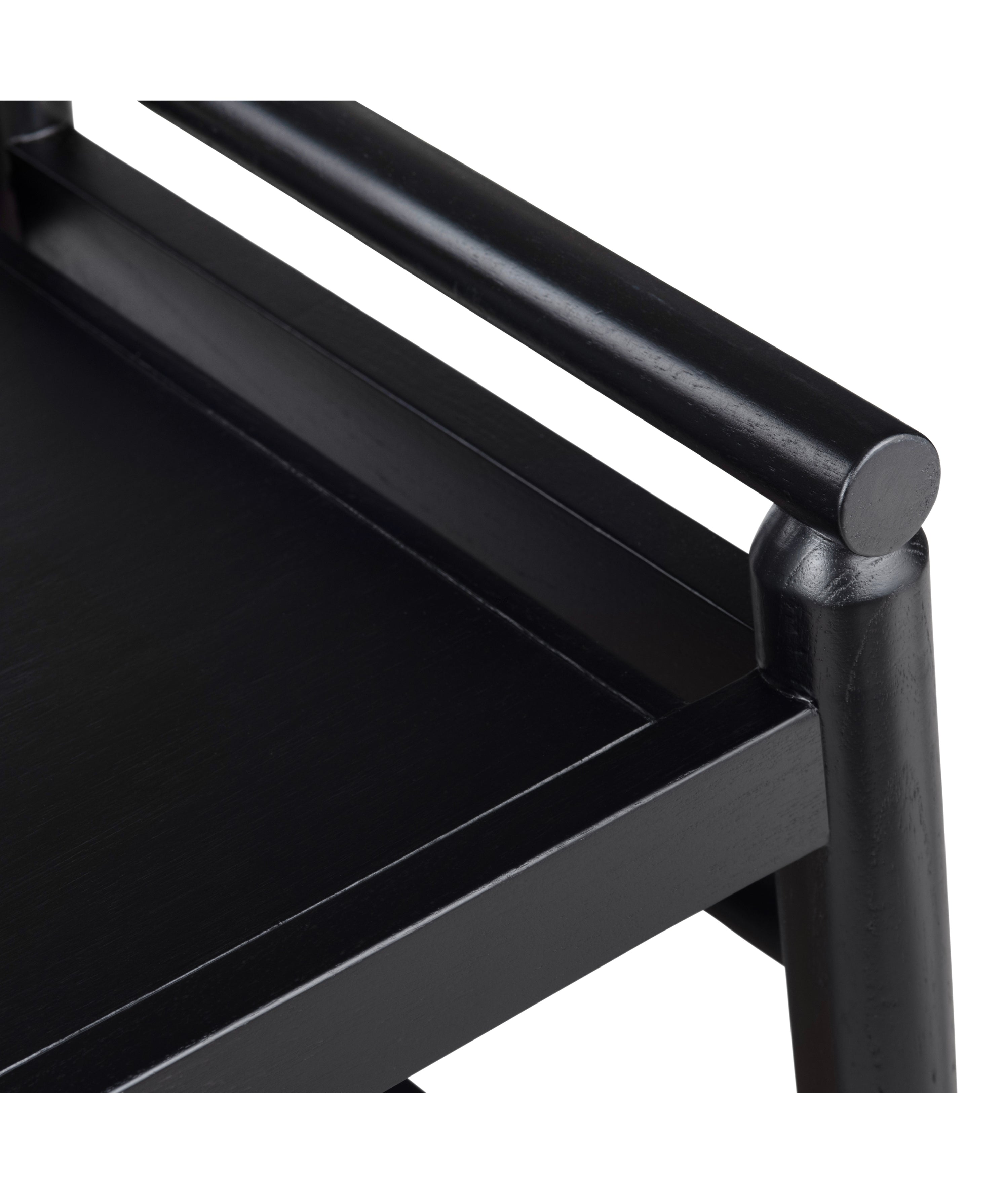 Port Royal Black Bench (detail view 2)