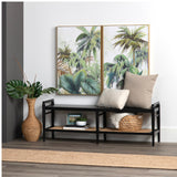 Port Royal Black Bench (detail view 3)