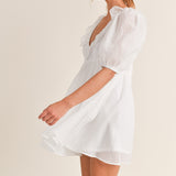 Textured V-Neck Dress