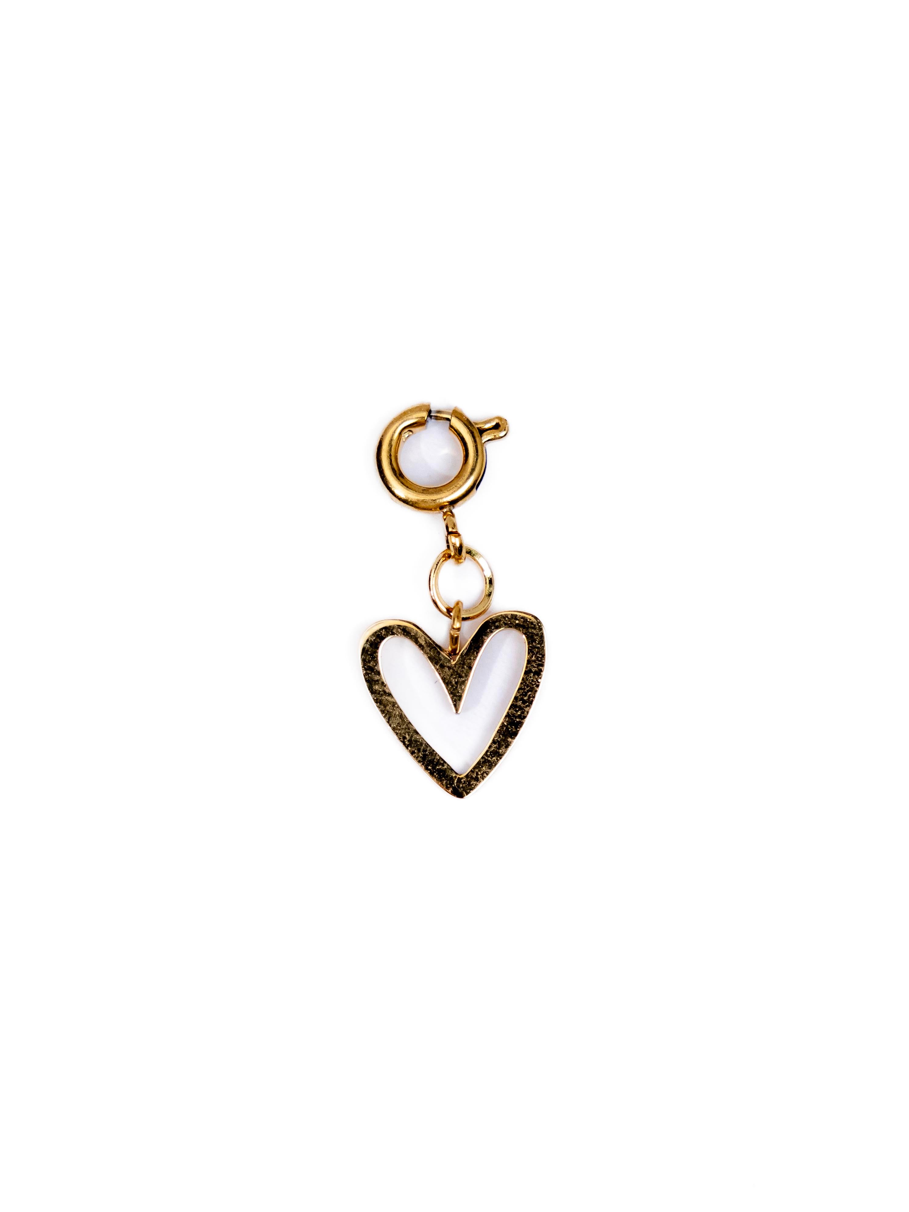 Waterproof Heart Charm – Gold-Plated, Tarnish-Free & Hypoallergenic