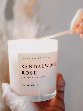 Sandalwood Rose - Soy Candle