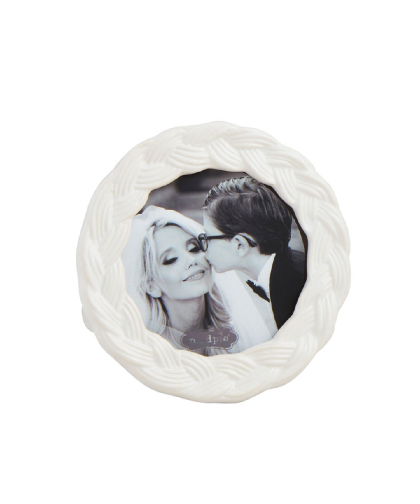 Mini Braided Stoneware Frame Circle