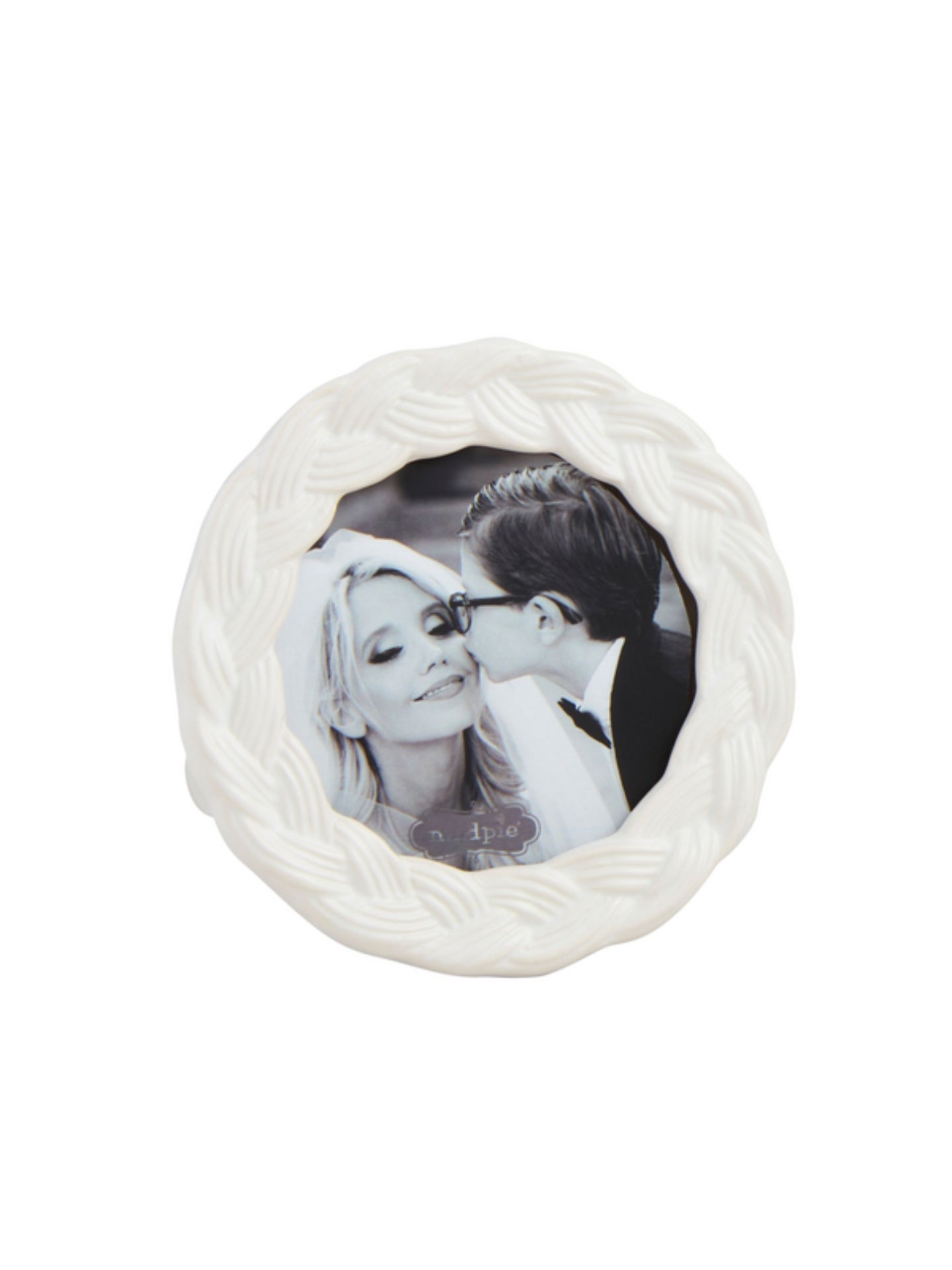 Mini Braided Stoneware Frame Circle
