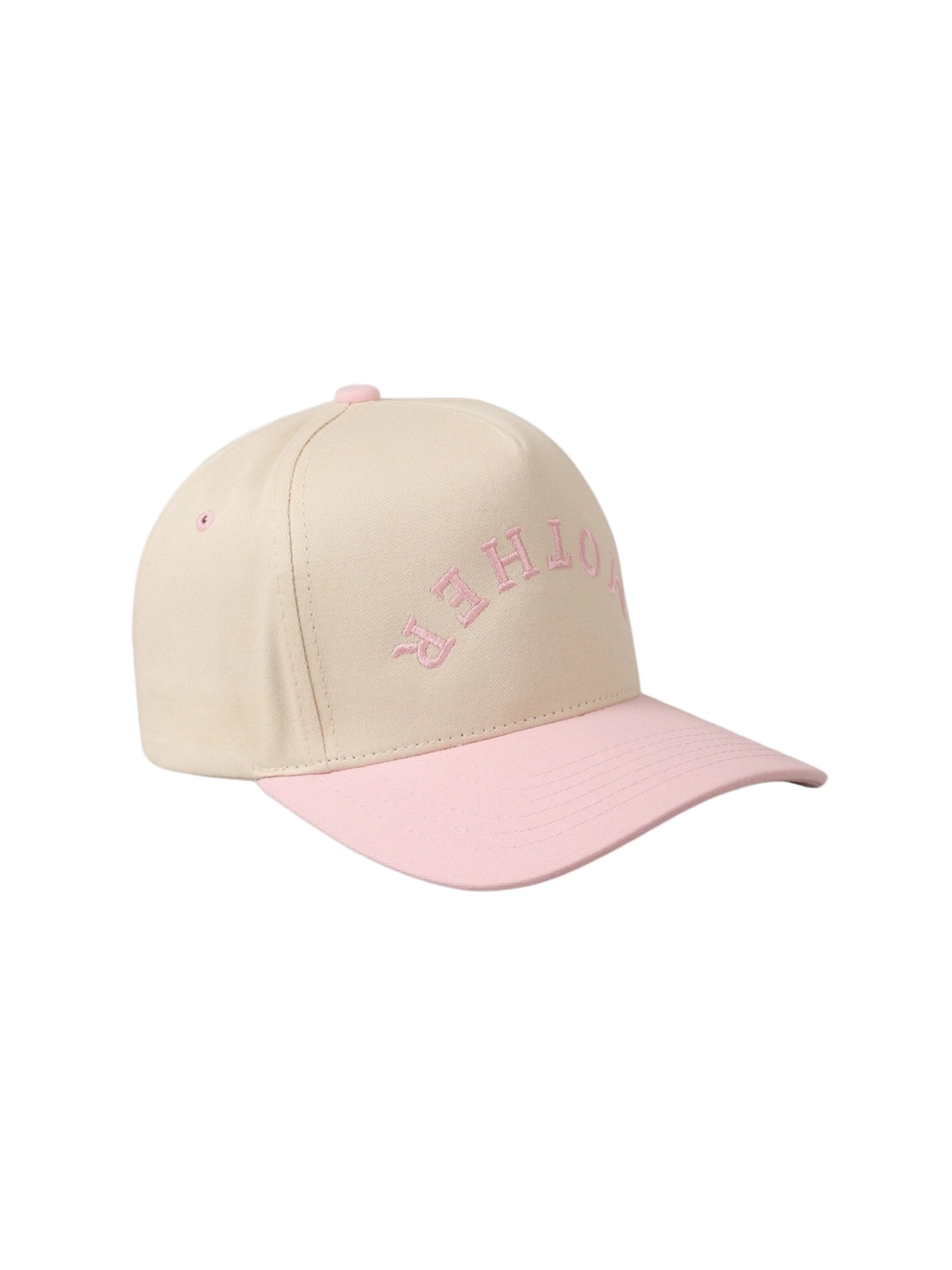 Mother Embroidered Trucker Hat Pink