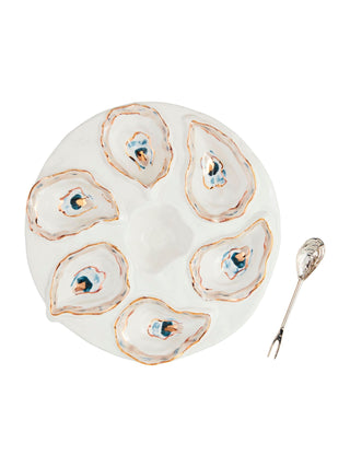 Coastal Oyster Serving Plate