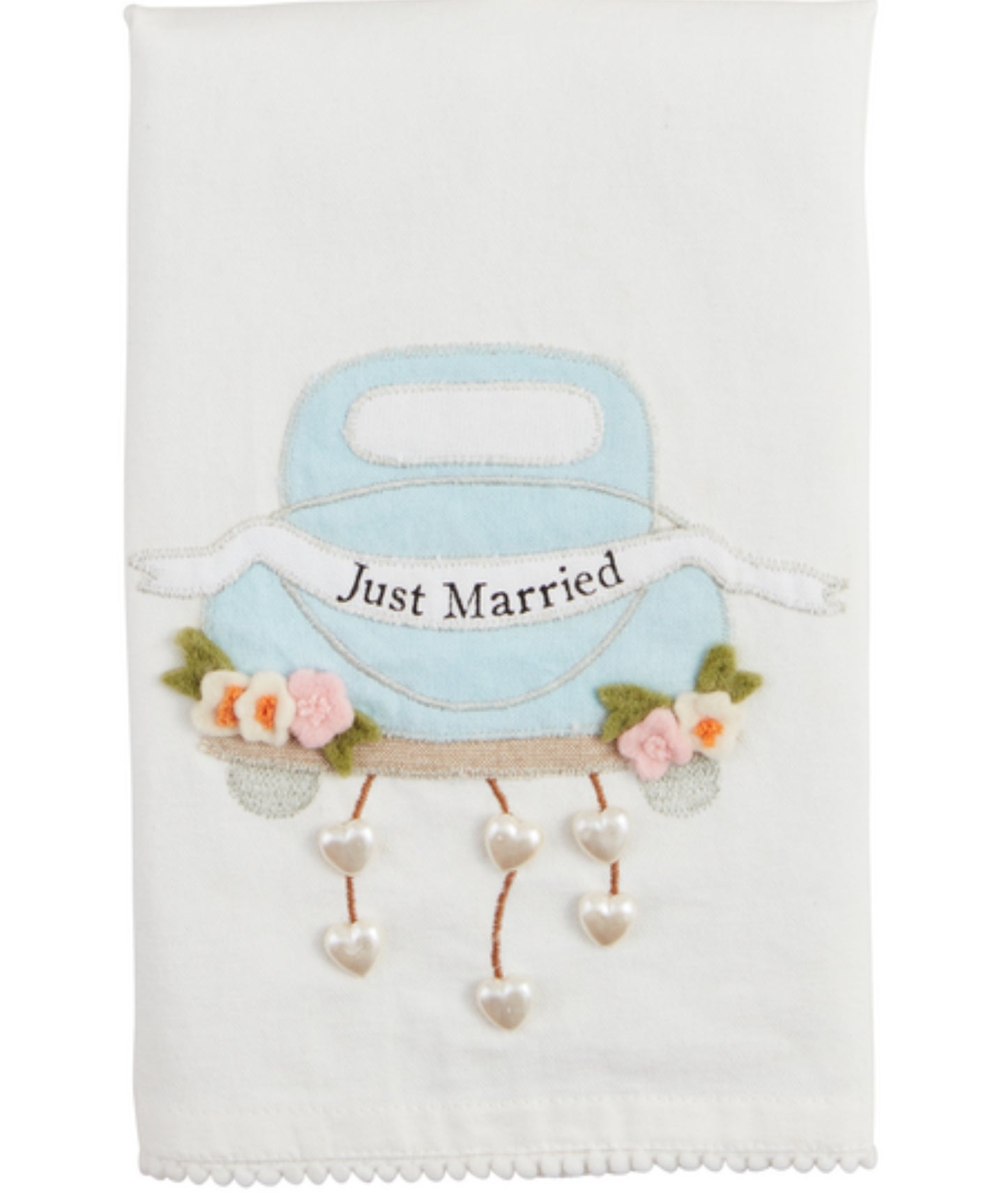 Wedding Tea Towel Just Married