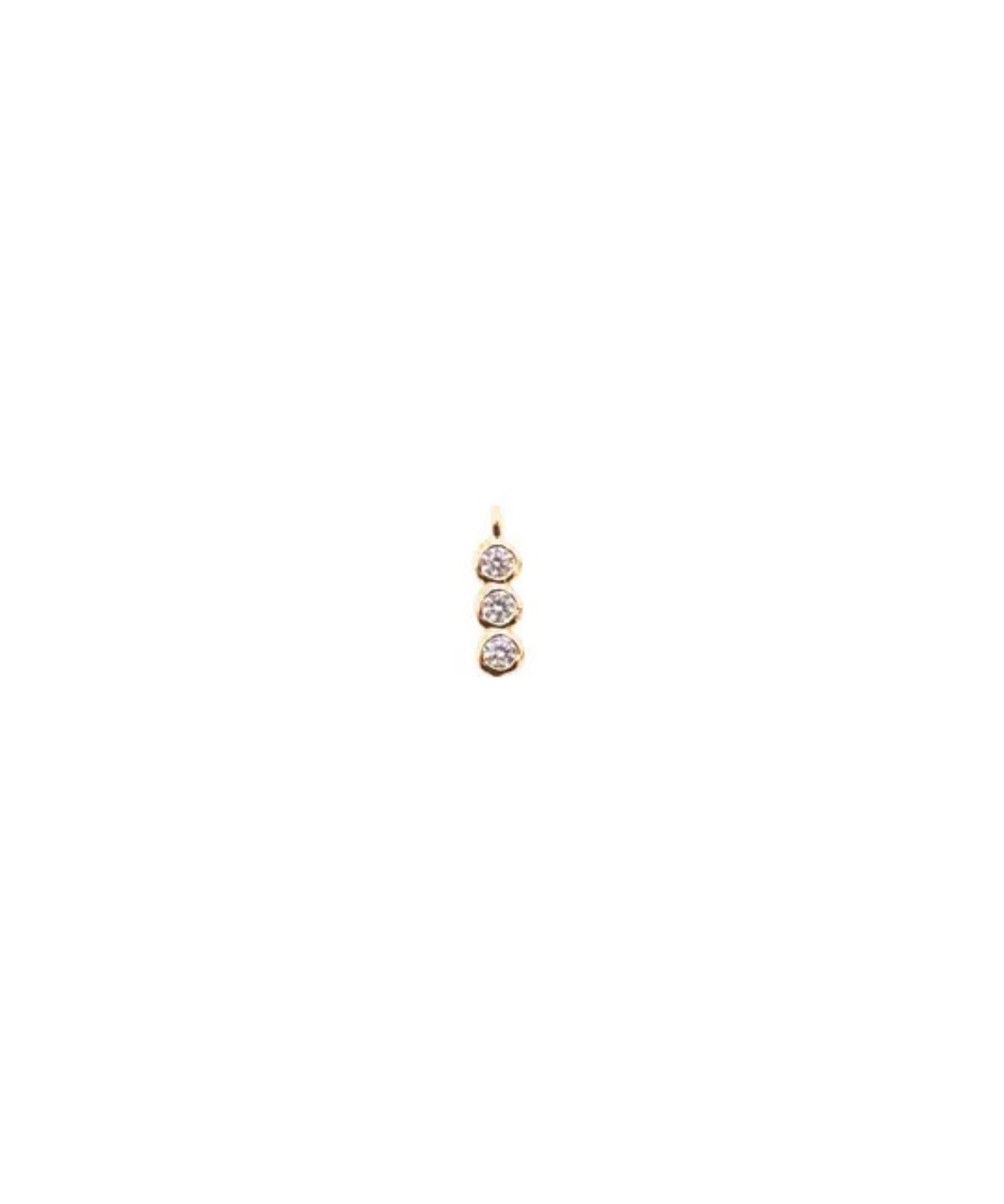 Triple Crystal Charm