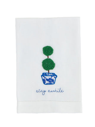 Boxwood Topiary Towel Stay