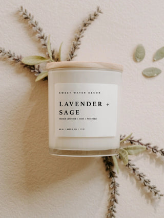 Lavender & Sage Soy Candle