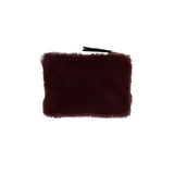 Faux Fur Zipper Pouch Purse (detail view 2)