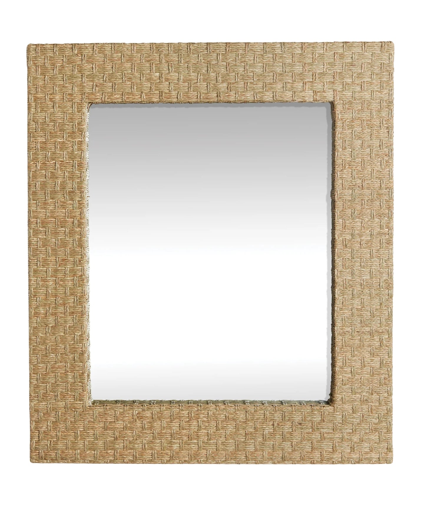 Square Tan Mirror